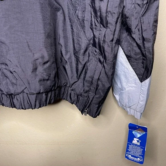 New Starter Los Angeles Kings Pullover Jacket Mens Size Large Rare NHL Hockey LA - Picture 5 of 9